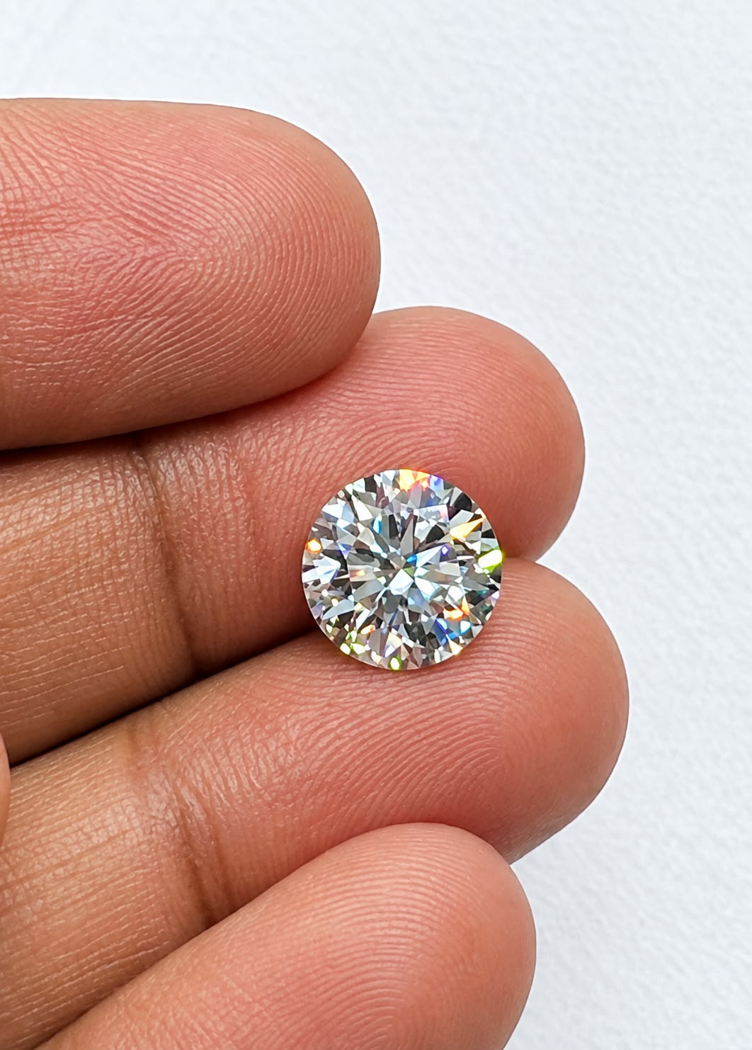 MOSSONITE GRA CERTIFIED ROUND PR/ CT